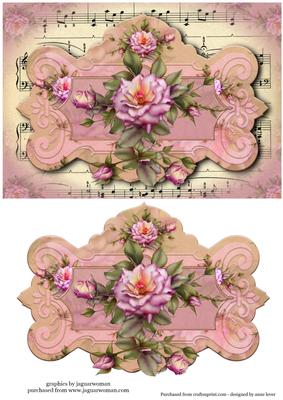 Vintage Roses & Sheet Music