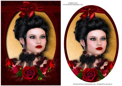 Valentine Beauty with Hearts & Roses