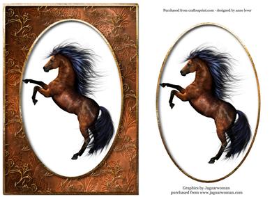 Majestic Rearing Wild Horse
