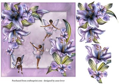 Fairies of the Lily + Decoupage