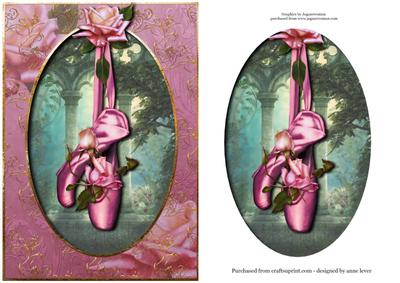 Ballet Shoes, Roses & Rose Frame