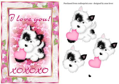 Puppy Love - I Love You! Xoxoxo