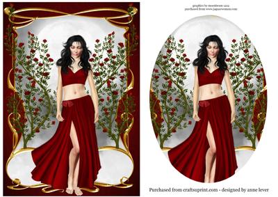 Gypsy Rose - Red & Gold