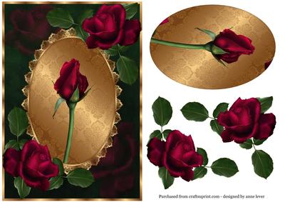 Gorgeous Roses + Decoupage