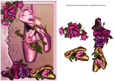 Beautiful Ballet Shoes & Roses