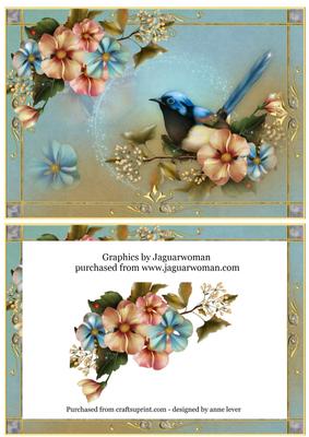 Magic Garden with Fairy Wren