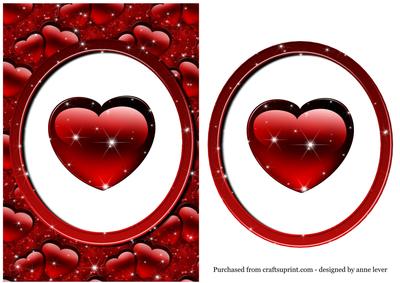 Elegant Valentines - Single Red Heart