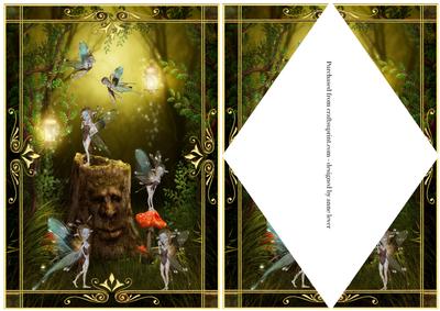 Enchanted Forest Fae - with Corner Pyramage