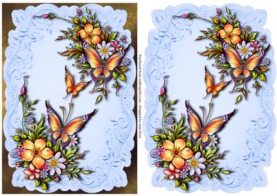 Petals and Wings Topper & Plaque