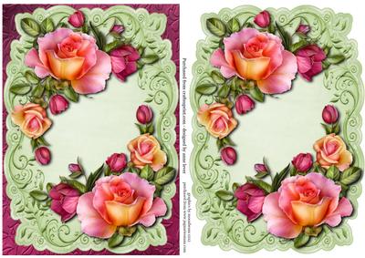 Romantica Roses Topper & Plaque