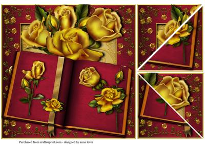 Book of Roses - Red & Gold