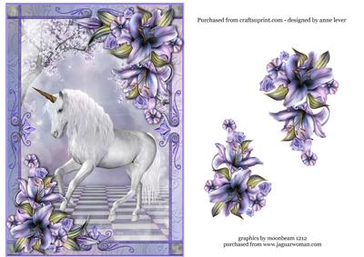 Gorgeous Lilies & Majestic Unicorn