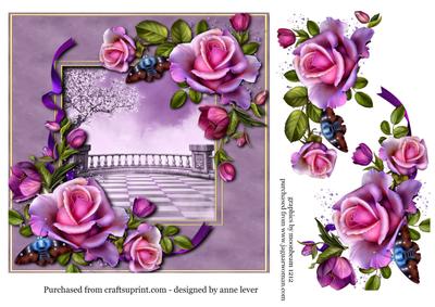 Gorgeous Romantica Roses Square Topper