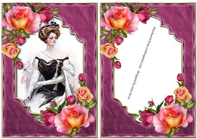 Vintage Beauty & Romantica Roses + Extra Frame