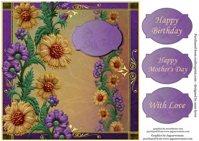 Beautiful Large Square Floral - Mother's Day, Birthday
