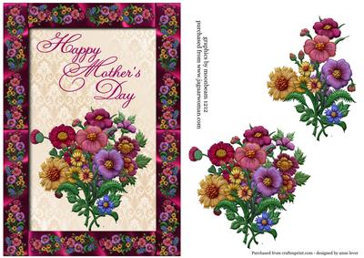 Happy Mother's Day with Summer Flowers
