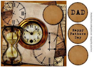 Male, Time Topper - Dad, Fathers Day