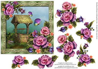 Secret Enchanted Wishing Well + Decoupage