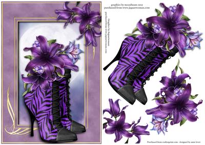 Purple Boots & Purple Lilies