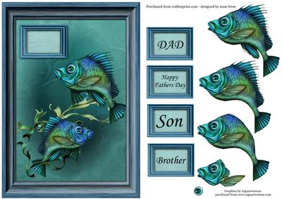 Fishing - Father's Day, Son, Dad, Brother