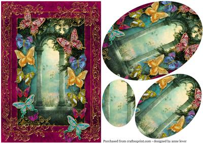 Shimmering Butterfly Archway