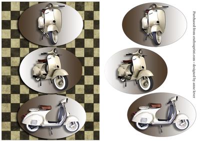 Vespa Scooters - Easy Layers - Male