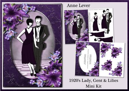 1920's Lady, Gent & Lilies