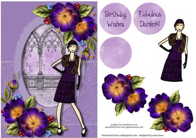 1920's Flapper & Wild Roses