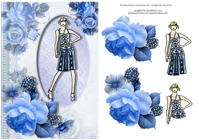 Art Deco in Blue