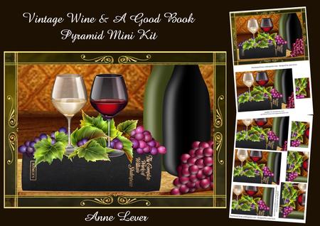 Vintage Wine & a Good Book Pyramid Mini Kit