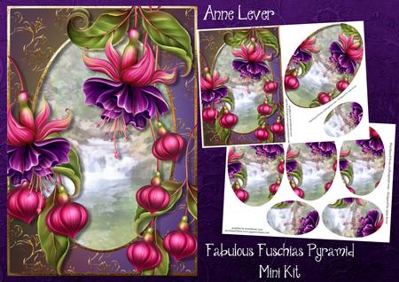 Fabulous Fuschias Oval Pyramid Mini Kit