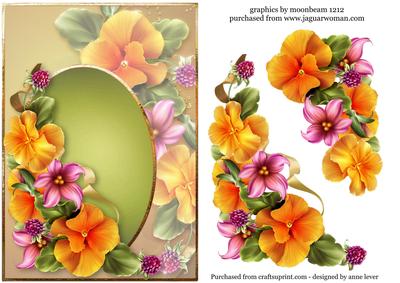 Pretty Peach Summer Pansies
