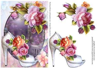 Gorgeous Shoe with English Roses