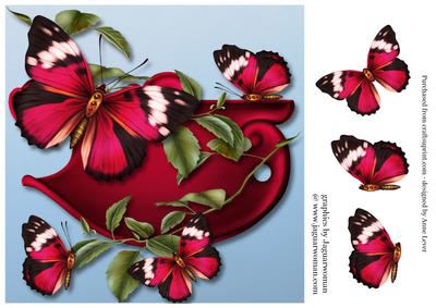 Beautiful Pink Butterflies