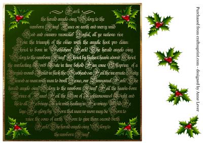 Hark the Herald Angels Sing - Green