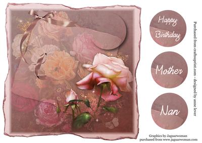 Beautiful Vintage Floral in Pink