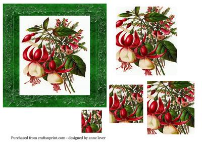 Fabulous Fuschias Pyramid Topper