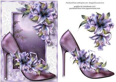 Purple Stiletto & Gorgeous Purple Lilies