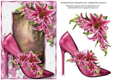 Pink Stiletto & Gorgeous Stargazer Lilies