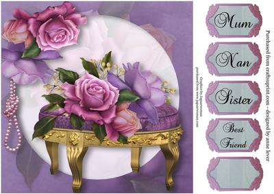 Belle Epoque Roses & Pearls - Quick Topper