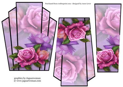 Art Deco Stacker Topper - Belle Epoque Roses
