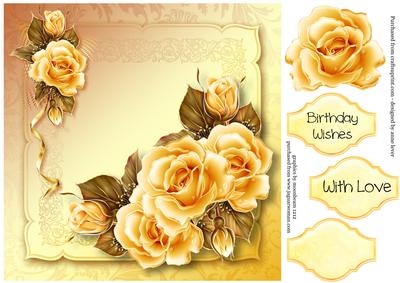 Beautiful Glowing Yellow Roses