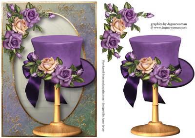 Beautiful Hat & Heritage Roses