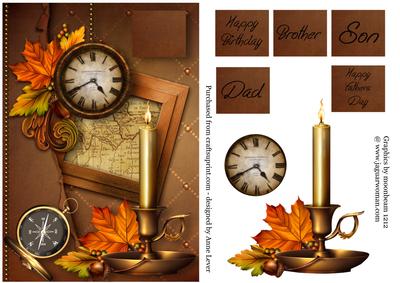 Male - Compass, Watch & Candle