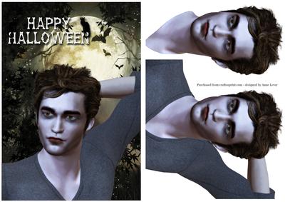 Happy Twilight Halloween + Decoupage