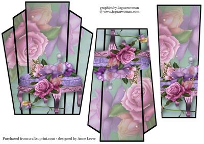 Art Deco Stacker Topper - Beautiful Belle Roses
