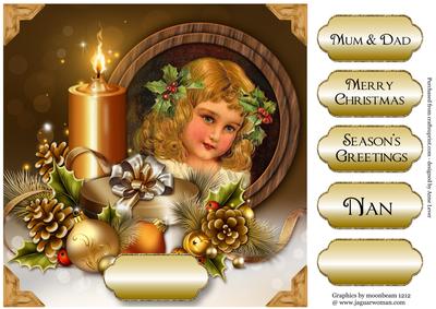 Copper & Gold Vintage Christmas