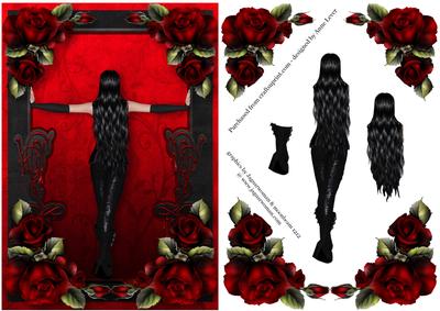 Stunning Red & Black Gothic