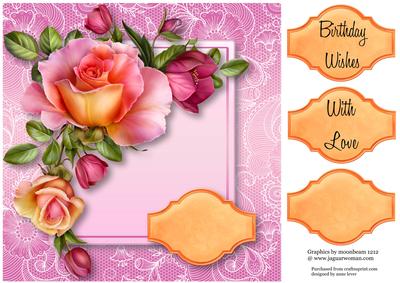 Peach Romantica Roses Lacey Square