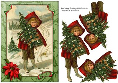 Vintage Christmas - Collecting the Tree